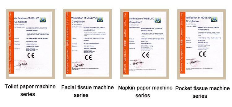 CE certification of Kitchen Towel Wrapping Machine