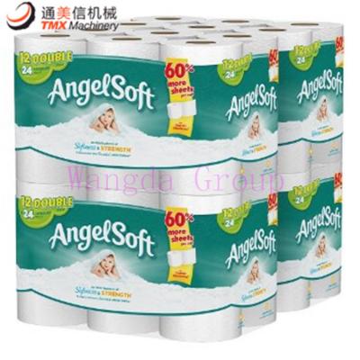 Semi Automatic Toilet Paper Multiple Rolls Packing Machine